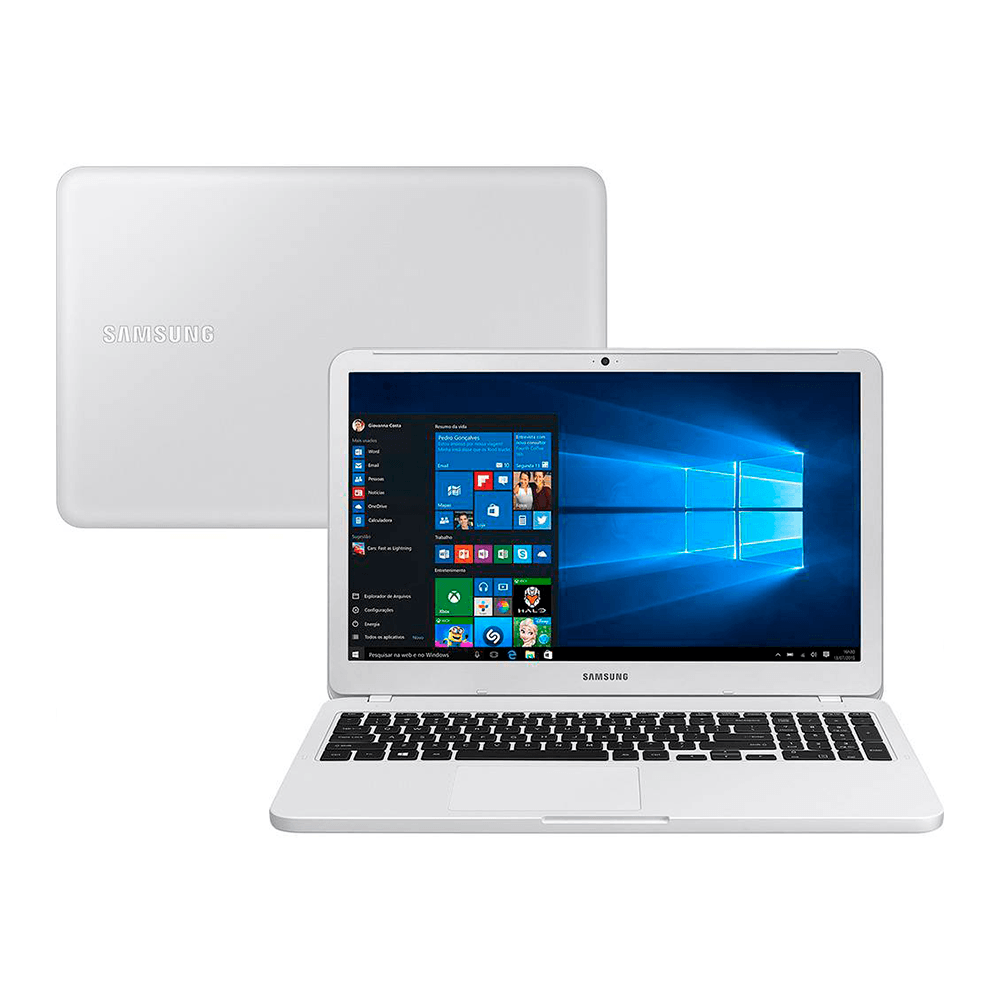 Notebook Samsung Essentials E20 Intel Dual-Core, Windows 10 Home