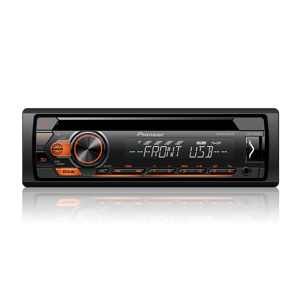 Som Automotivo Pioneer DEH-S1180UB, USB Frontal, Rádio AM / FM