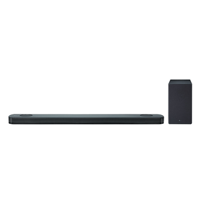 Home Soundbar LG SK9 500W, 5.1 Canais, Dolby Atmos, Wi-Fi, Bluetooth, Subwoofer Wireless, Sound Sync Wireless, LG Music Flow Bluetooth. GO - 40465