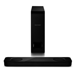 Home Soundbar Multilaser SP300 120W, Bluetooth, Saída Auxiliar P2. GO - 40466 Home Soundbar Multilaser SP300 120W, Bluetooth, Saída Auxiliar P2. GO - 40466