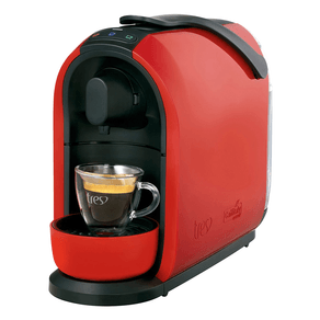 Cafeteira Tres MIMO, Reservatório de Água 0,95 Litros, Descarte Automático das Cápsulas Usadas, Design Italiano. Vermelho | 127V GO - 196588 Cafeteira Tres MIMO, Reservatório de Água 0,95 Litros, Descarte Automático das Cápsulas Usadas, Design Italiano. Vermelho | 127V GO - 196588