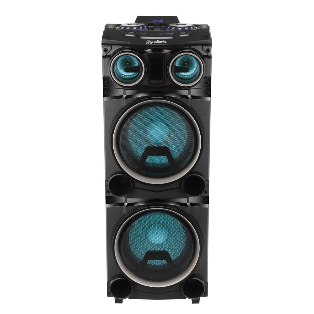 Caixa Amplificada Gradiente GCA-103 Power Bass 1500W 2x12