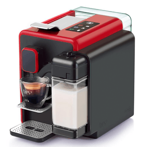 Cafeteira Tres BARISTA Vermelha, Reservatório de Água 1,3 Litros, Painel Multifunção, Reservatório de Leite Removível. 1250W | 220V GO - 196603 Cafeteira Tres BARISTA Vermelha, Reservatório de Água 1,3 Litros, Painel Multifunção, Reservatório de Leite Removível. 1250W | 220V GO - 196603