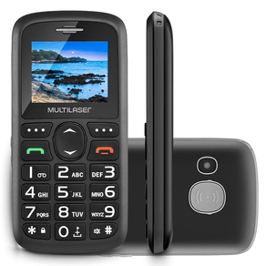 Celular Multilaser Vita, Dual chip, Câmera VGA, Tela 1.8'', Memória expansível até 32GB, Rádio FM, MP3 Player, Lanterna | Preto GO - 237532 Celular Multilaser Vita, Dual chip, Câmera VGA, Tela 1.8'', Memória expansível até 32GB, Rádio FM, MP3 Player, Lanterna | Preto GO - 237532