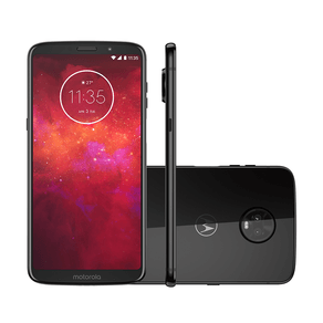 Smartphone Motorola Moto Z3 Play XT1929-5, Android 8.1 Oreo, Dual chip, Processador Snapdragon 636 Octa Core 1.8 GHz, Câmera traseira 12 + Indigo GO - 237639