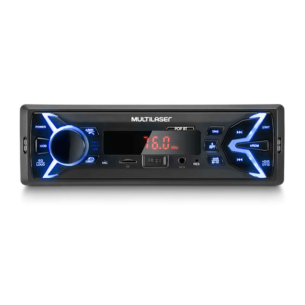 Som Automotivo Multilaser Pop Bluetooth P3336 Artigo: 44574