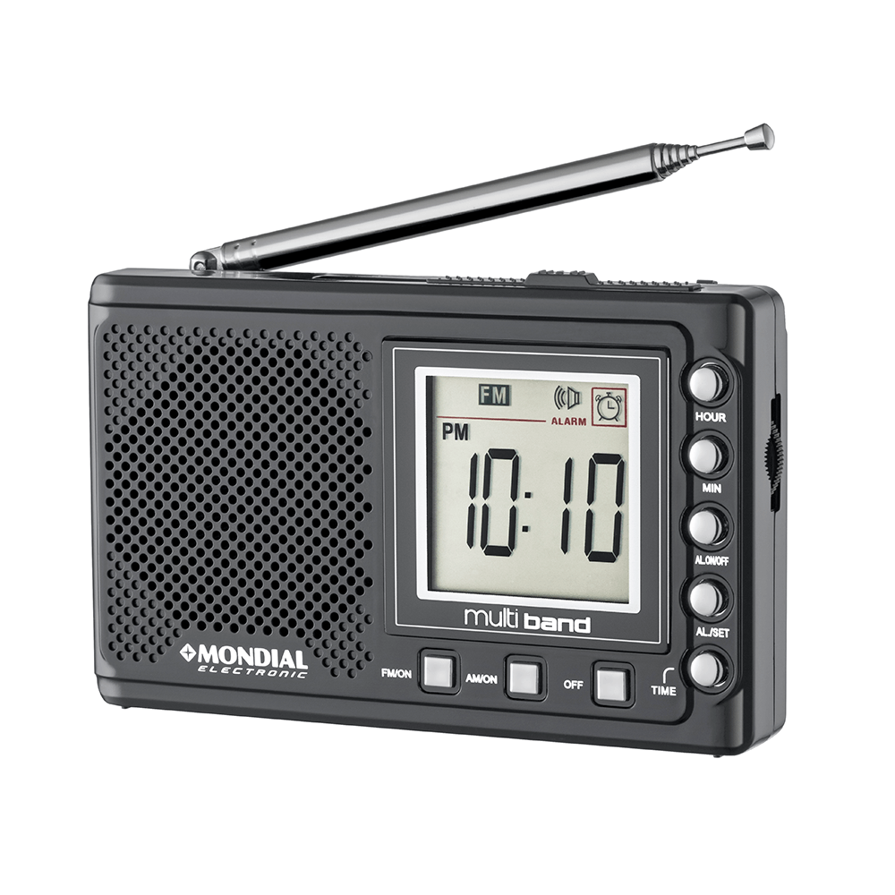 Rádio Portátil Mondial RP-04 10 Faixas - Fujioka Distribuidor