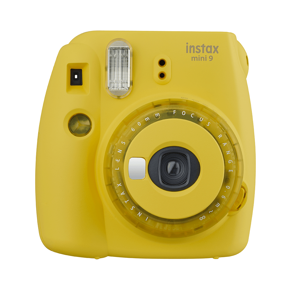 Câmera Instantânea Instax Mini 9 | Amarelo - Fujioka Distribuidor