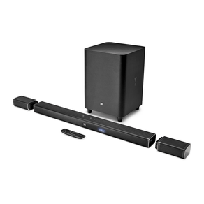 Home Soundbar JBL 5.1 Canais 4k Ultra HD com alto-falantes surround totalmente sem fio GO - 40461