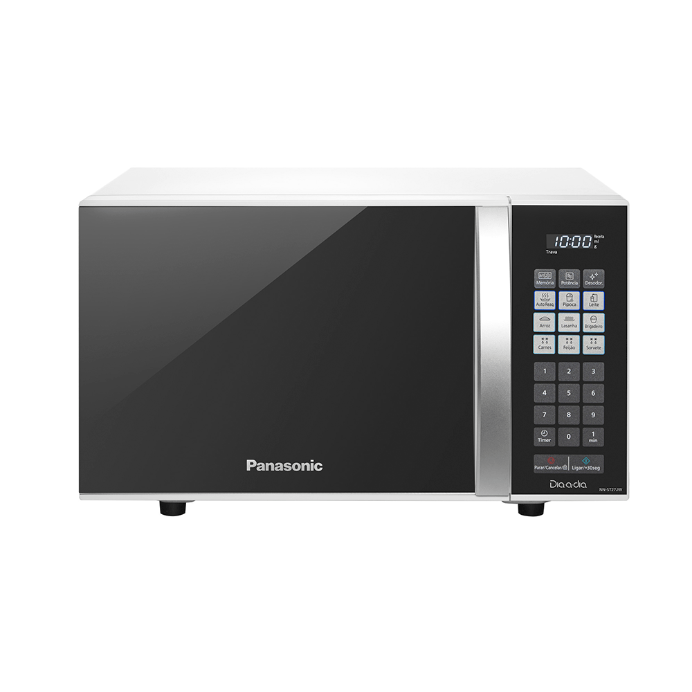 Forno Microondas Panasonic 21L ST27J branco espelhado | 220V