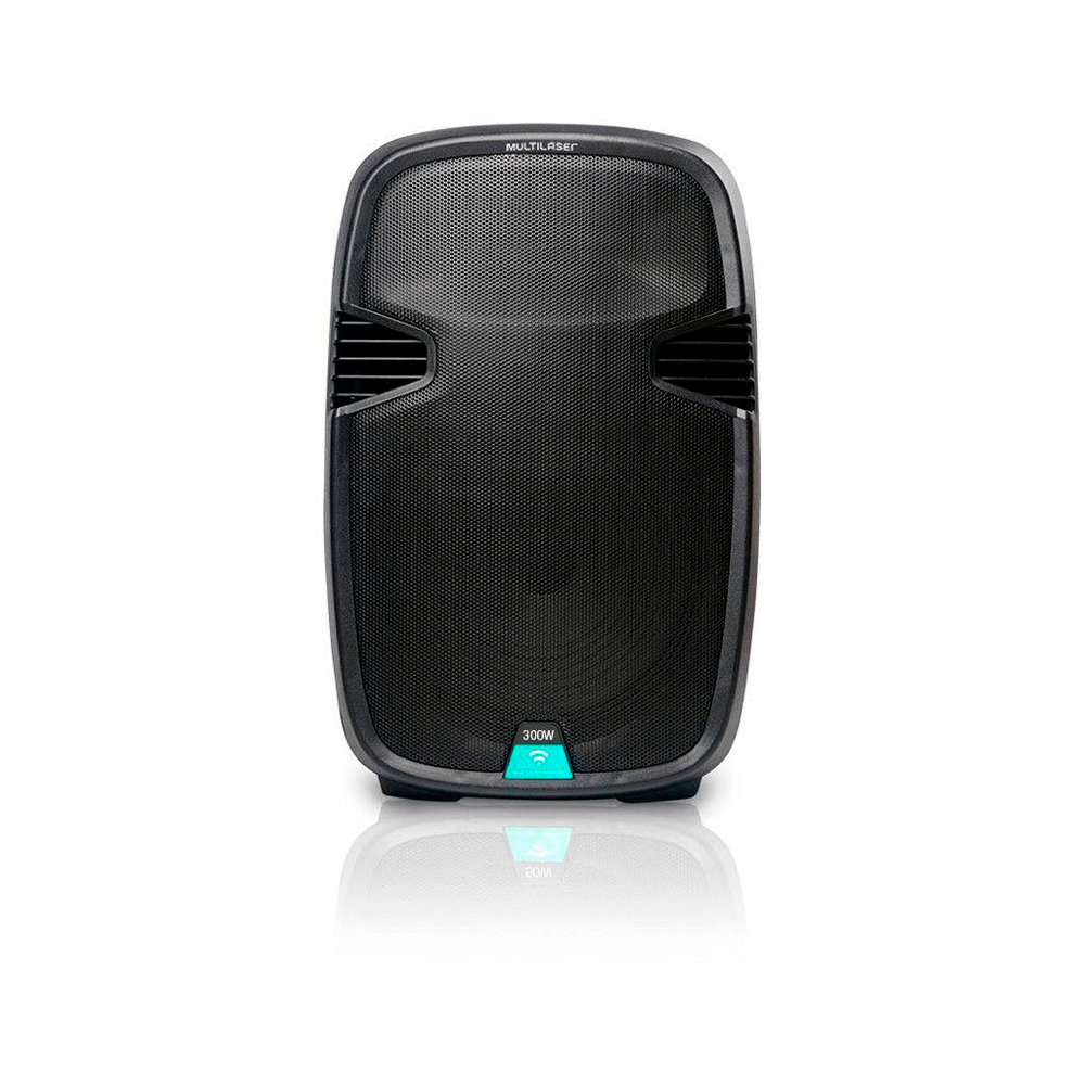 Caixa de Som Amplificada Multilaser SP220 300W, Bluetooth, Entrada