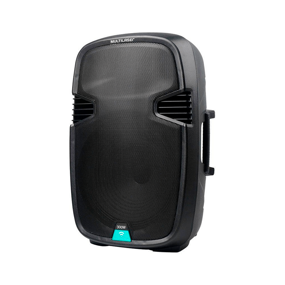 Caixa de Som Amplificada Multilaser SP220 300W, Bluetooth, Entrada