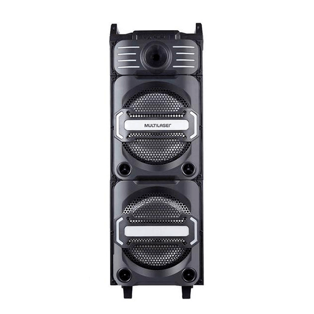 Caixa de Som Amplificada Multilaser SP285 350W, Bluetooth, Luzes
