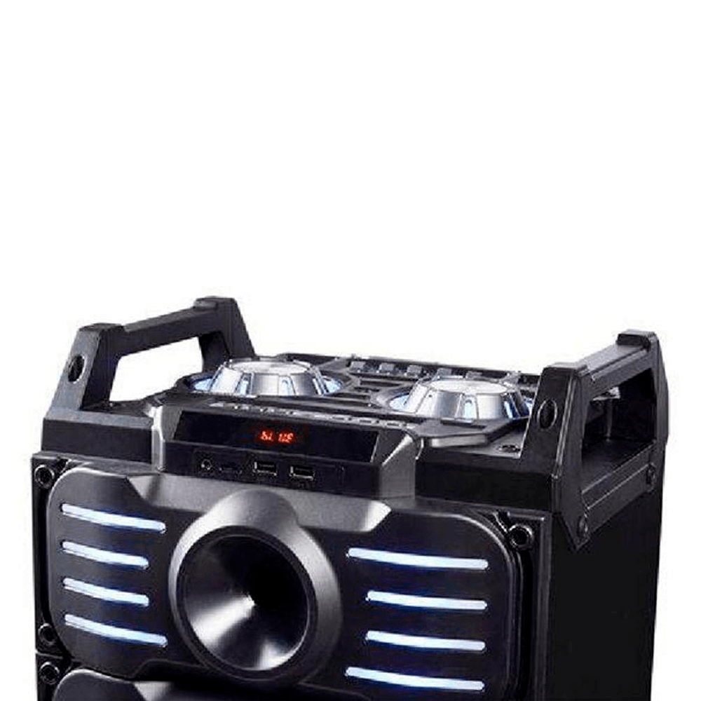 Caixa de Som Amplificada Multilaser SP285 350W, Bluetooth, Luzes