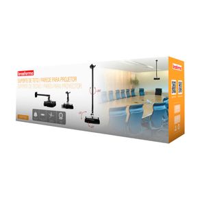 Suporte para Projetor Brasforma SBP756 Teto/Parede GO - 255828 Suporte para Projetor Brasforma SBP756 Teto/Parede GO - 255828