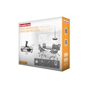 Suporte para Projetor Brasforma SBP757 Teto GO - 255830 Suporte para Projetor Brasforma SBP757 Teto GO - 255830