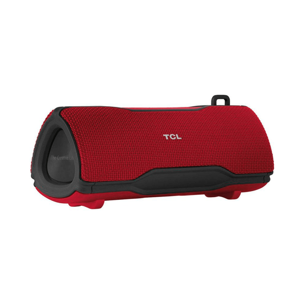 Caixa Bluetooth TCL BS16 IPX7, Vermelha, À prova d'água, Viva voz