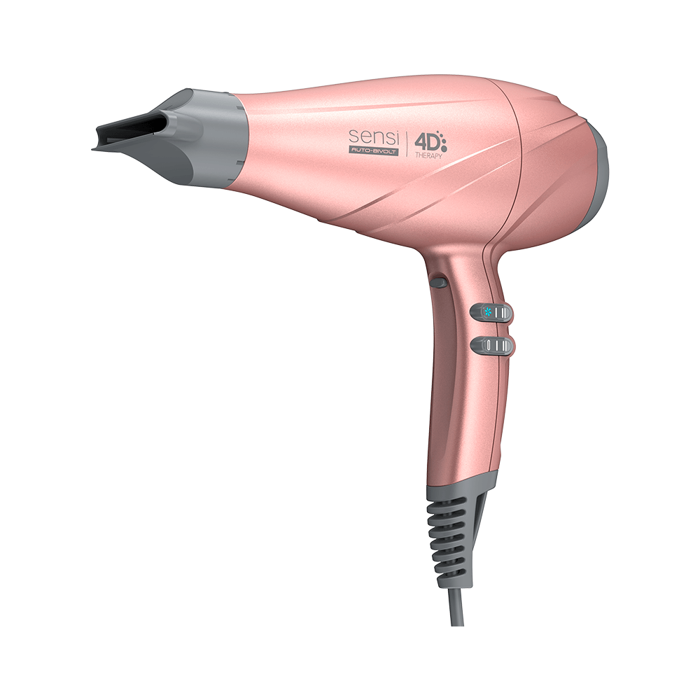 Secador de Cabelo Gama Sensi 4D 2500W Rosé Bivolt - Fujioka
