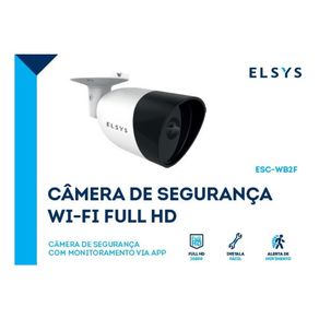 Câmera Wifi Elsys ESC-WB2F Bullet Externa GO - 581506