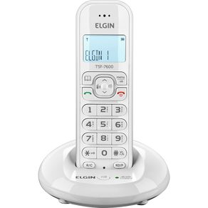 Telefone sem fio Elgin TSF-7600 Viva-voz | Branco GO - 190335