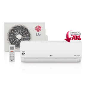 Ar Condicionado LG Split Inverter Dual, 9.000 BTUs, Quente/Frio, Serpentina em Cobre, Selo Procel A | 220V GO - 198452