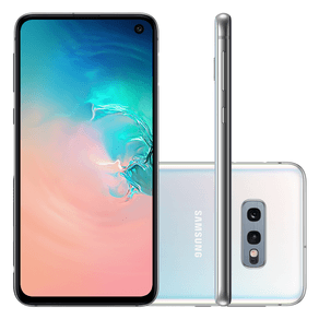 Smartphone Samsung S10E SM-G970F/1DL, Android 9.0, Dual Chip, Processador Octa Core 2.7 GHz, Câmera Dupla Traseira 12 MP + 16 MP e Branco Sim DF - 242735 Smartphone Samsung S10E SM-G970F/1DL, Android 9.0, Dual Chip, Processador Octa Core 2.7 GHz, Câmera Dupla Traseira 12 MP + 16 MP e Branco Sim DF - 242735