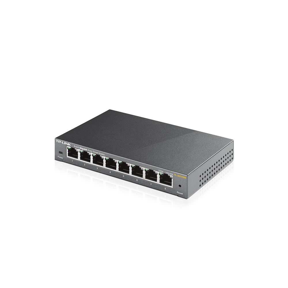 Switch Easy Smart Gigabit de 8 Portas TL-SG108E - Fujioka Distribuidor
