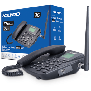 Telefone Celular Fixo Aquario CA-42S 3G GSM GO - 190341