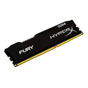 Memória Kingston Gamer Hyperx Fury, 4GB, 2400MHz, DDR4, CL15, Preto - HX424C15FB/4 GO - 59488 Memória Kingston Gamer Hyperx Fury, 4GB, 2400MHz, DDR4, CL15, Preto - HX424C15FB/4 GO - 59488