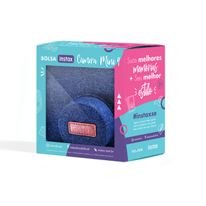 Bolsa Instax Mini 9 Tecido Jeans GO - 9260 Bolsa Instax Mini 9 Tecido Jeans GO - 9260