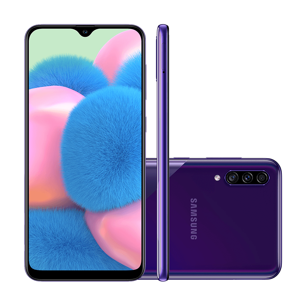 docomo Galaxy A30s グラデーションブルー Smartphone Samsung A30S A307GT/6DL, Android 9.0, Dual Chip