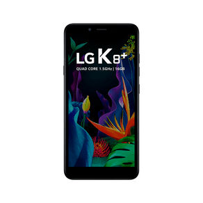 Smartphone LG K8+, Android GO, Dual Chip, Processador MT6739 1.5GHz, Câmera 8MP e Câmera Frontal 5MP, Tela 5.45 | Preto LMX120BMW.ABRABK DF - 242834