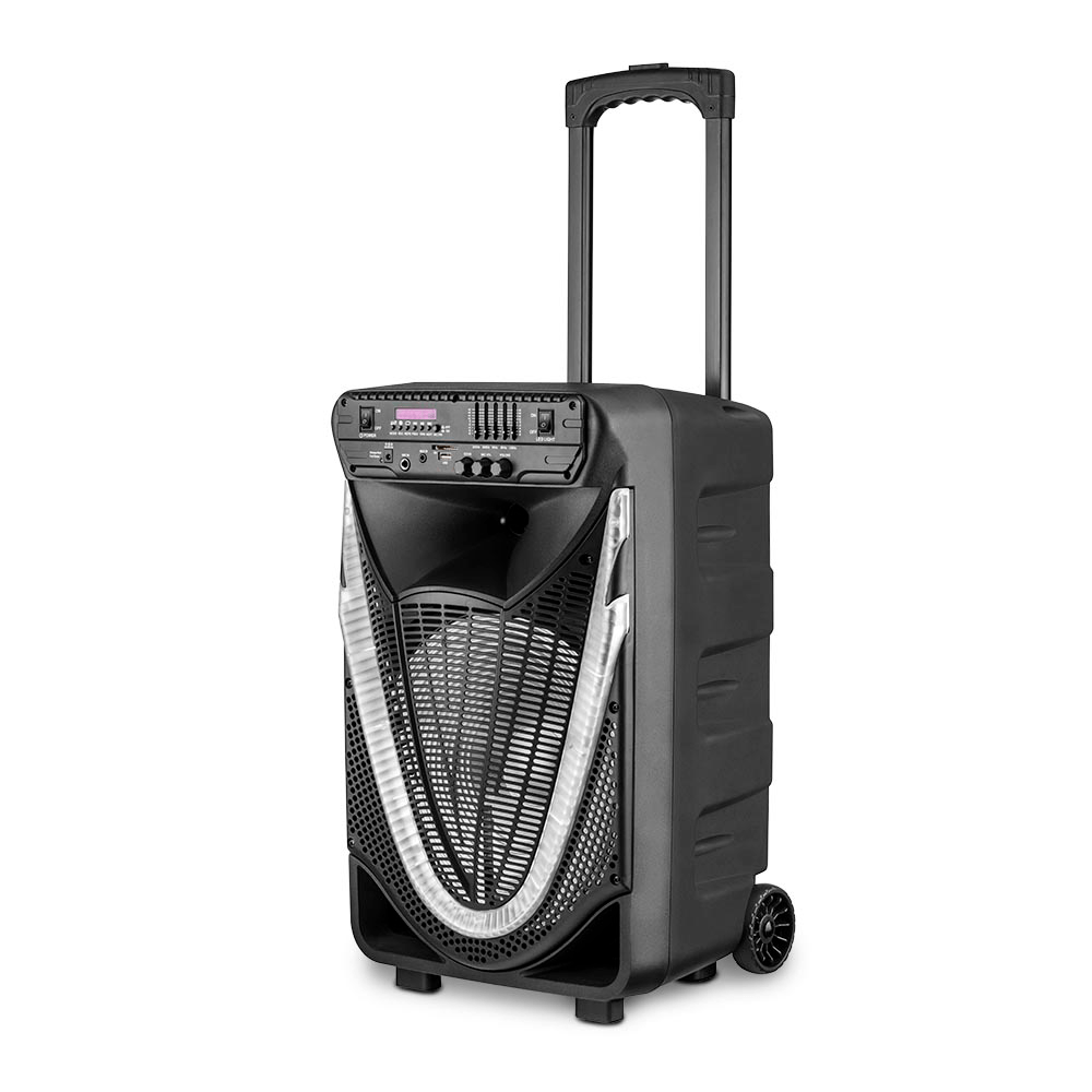 Caixa de Som Amplificada Multilaser 400w, SP340, Preto, 1X12