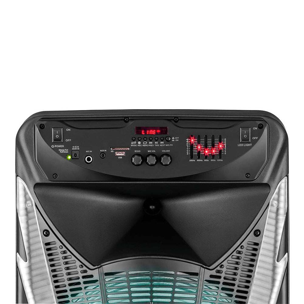 Caixa de Som Amplificada Multilaser 700w, SP341, Preto, 1X15