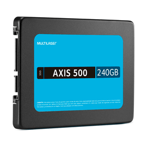 SSD Multilaser 240Gb Axis 500 - Gravação 500 Mb/S - SS200 GO - 59527
