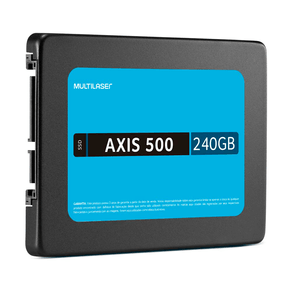 SSD Multilaser 240Gb Axis 500 - Gravação 500 Mb/S - SS200 GO - 59527 SSD Multilaser 240Gb Axis 500 - Gravação 500 Mb/S - SS200 GO - 59527
