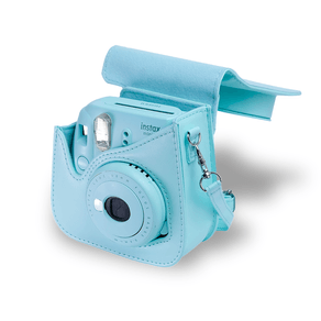 Bolsa Instax Mini 9 Couro Sintético Azul Aqua GO - 9255 Bolsa Instax Mini 9 Couro Sintético Azul Aqua GO - 9255