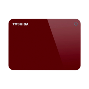 HD Externo Toshiba 1TB Portátil Canvio Advance USB 3.0 Vermelho GO - 59535