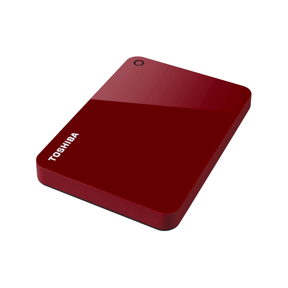 HD Externo Toshiba 1TB Portátil Canvio Advance USB 3.0 Vermelho