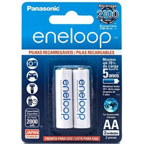 Pilha Panasonic Recar Volta Aa C/02 2000mha GO - 26370 Pilha Panasonic Recar Volta Aa C/02 2000mha GO - 26370