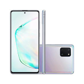 Smartphone Samsung Galaxy Note 10 Lite, N770, Android 10.0, Dual Chip, Câmera Tripla Traseira | Prata GO - 242829 Smartphone Samsung Galaxy Note 10 Lite, N770, Android 10.0, Dual Chip, Câmera Tripla Traseira | Prata GO - 242829