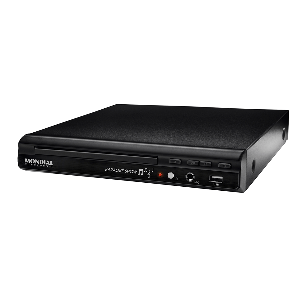 DVD Player Mondial D-20 com Função Karaokê e Função Ripping/Copy