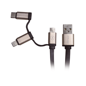 Cabo Universal Maxprint Micro USB / Lightning / USB Tipo C GO - 255179