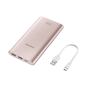 Carregador Portátil Samsung 10.000 mAh Type C Rose GO - 255668 Carregador Portátil Samsung 10.000 mAh Type C Rose GO - 255668