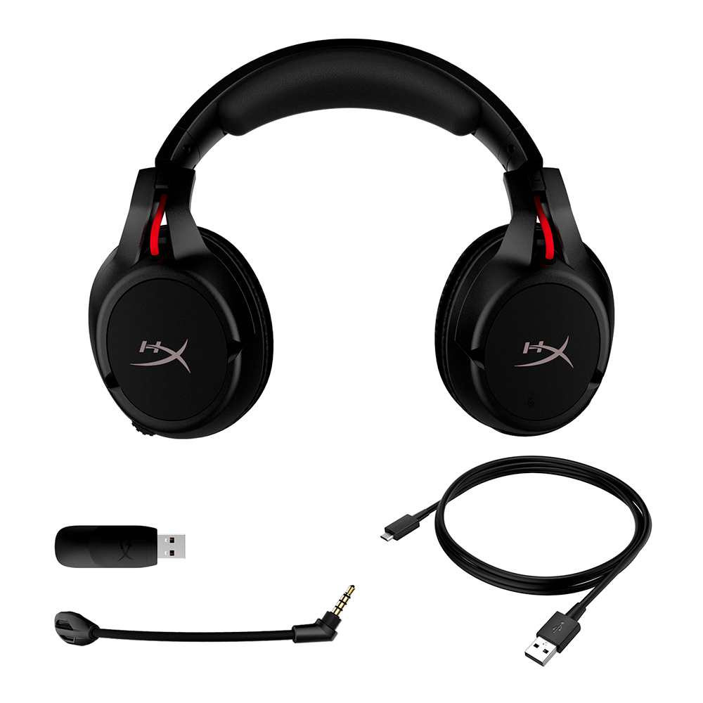 Headset para jogos Gamer Hyperx Cloud Flight sem fio - HX-HSCF-BK