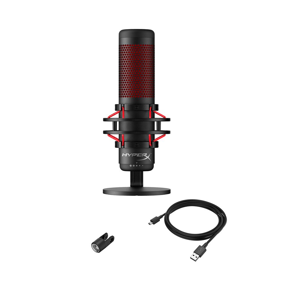 Microfone Gamer Hyperx QuadCast - HX-MICQC-BK - Fujioka