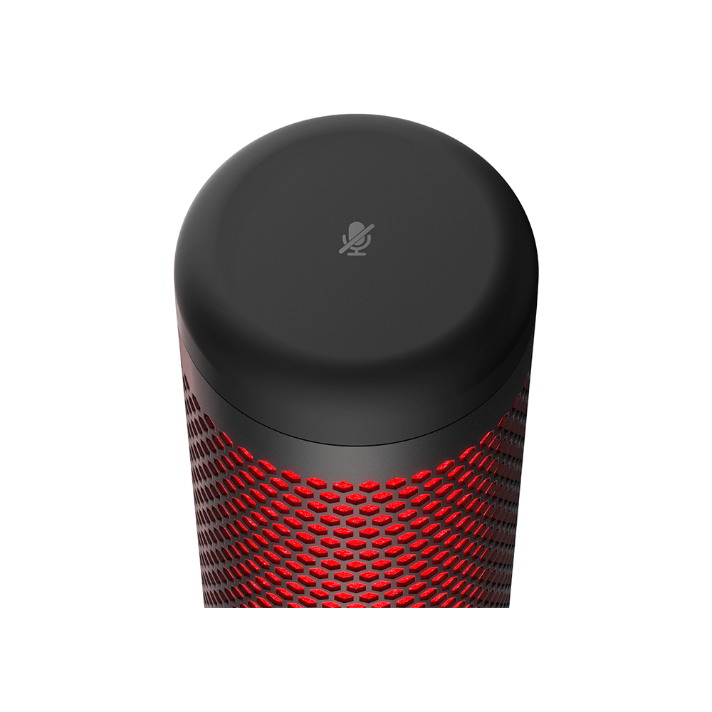 Microfone Gamer Hyperx QuadCast - HX-MICQC-BK - Fujioka Distribuidor