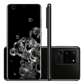 Smartphone Samsung Galaxy S20 Ultra SM-G988B/5DLA 512GB, Dual Chip, Android 10.0, Processador Octa Core 2.73GHz, Câmera Traseira Quádrupla. GO - 242851 Smartphone Samsung Galaxy S20 Ultra SM-G988B/5DLA 512GB, Dual Chip, Android 10.0, Processador Octa Core 2.73GHz, Câmera Traseira Quádrupla. GO - 242851