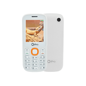 Celular Ipró I3200, Dual chip, Câmera traseira, Tela 2.0'', Rádio FM, MP3 Player, Lanterna | Branco GO - 237449