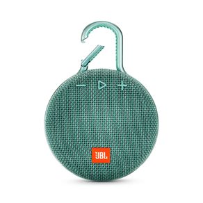 Caixa de Som Bluetooth JBL Clip 3 | Verde-azulado DF - 56956 Caixa de Som Bluetooth JBL Clip 3 | Verde-azulado DF - 56956